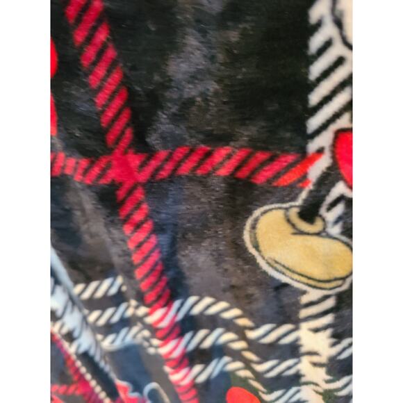 Disney's MICKEY Mouse Black/red Plaid Soft Pajama Pants Size Large Women's - Picture 5 of 5